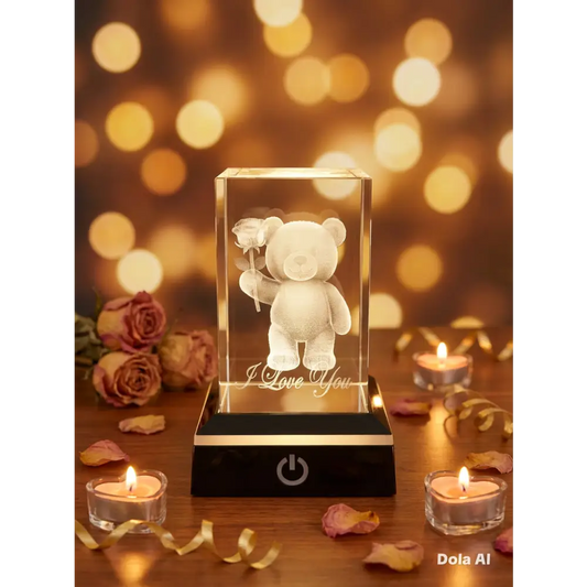 3D image in Crystal (80x50x50mm) - Yes - Home Décor