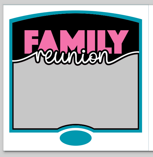 Family Reunion Personalised Picture Frame