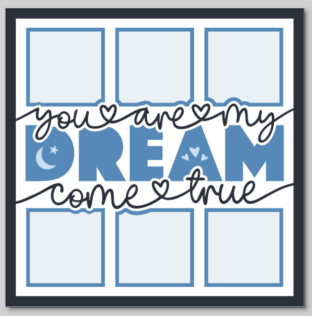 You Are My Dream Personalised Picture Frame