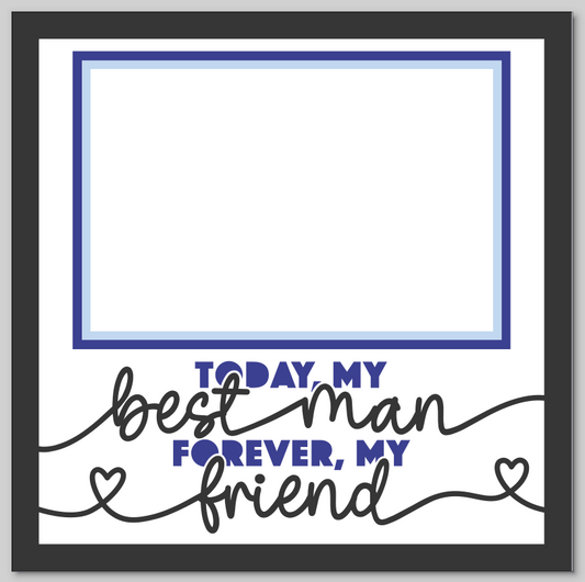 Today My Best Man Personalised Picture Frame