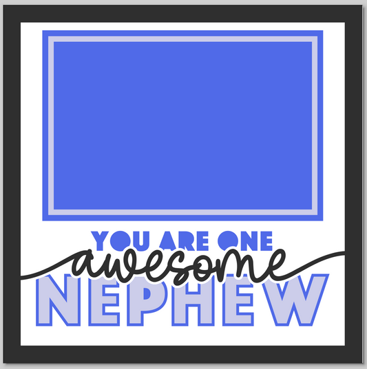 You Are One Awesome Nephew Personalised Picture Frame
