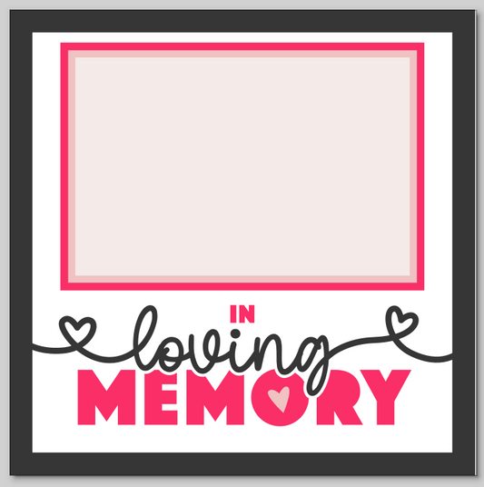 In Loving Memory Personalised Picture Frame