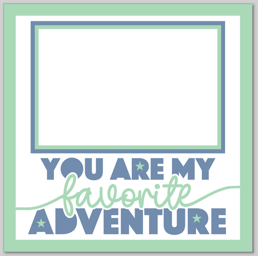 You Are My Favourite Adventure Personalised Picture Frame