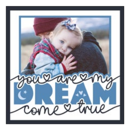 You Are My Dream Personalised Picture Frame