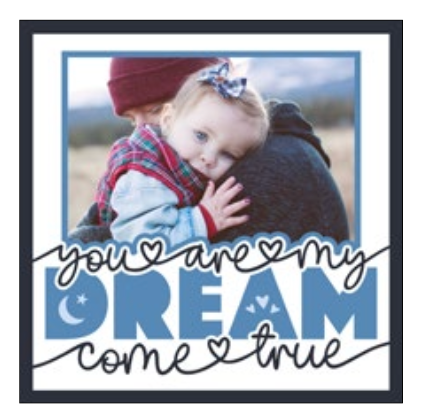 You Are My Dream Personalised Picture Frame