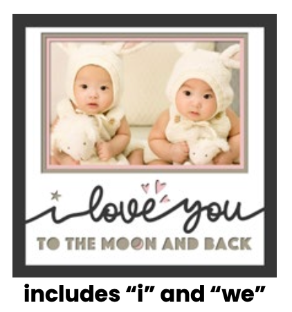 We Love You To The Moon Personalised Picture Frame