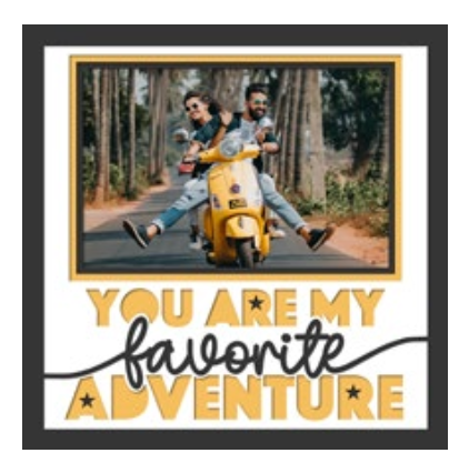 You Are My Favourite Adventure Personalised Picture Frame