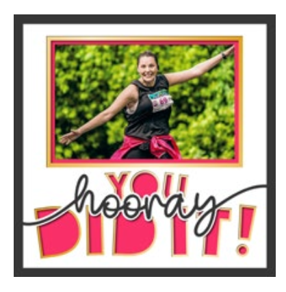 You Did It Personalised Picture Frame