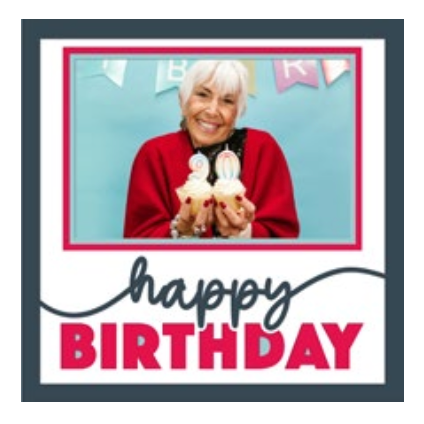 Happy Birthday Personalised Picture Frame