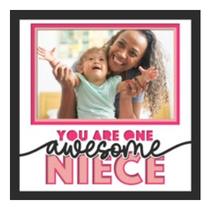 You Are One Awesome Niece Personalised Picture Frame