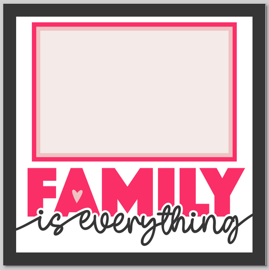 Family is Everything Personalised Picture Frame