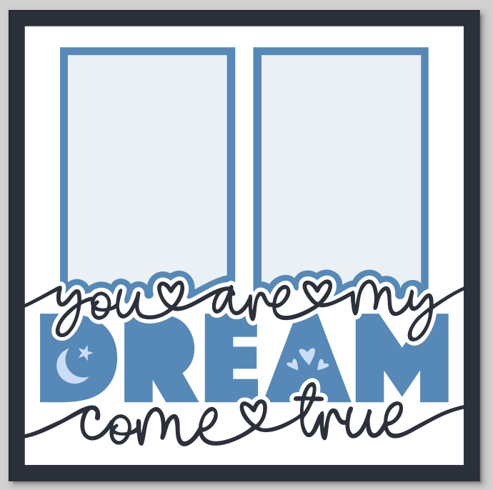 You Are My Dream Personalised Picture Frame