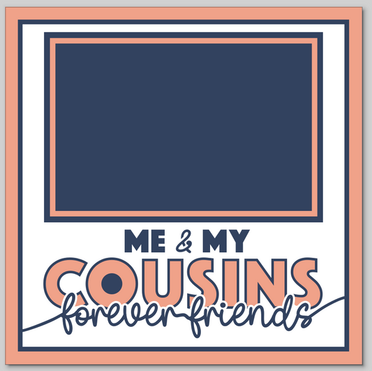 Me & My Cousins Personalised Picture Frame