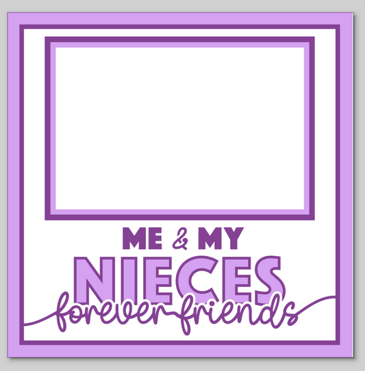 Me & My Nieces Personalised Picture Frame