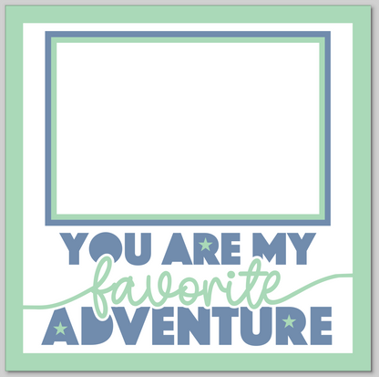 You Are My Favourite Adventure Personalised Picture Frame