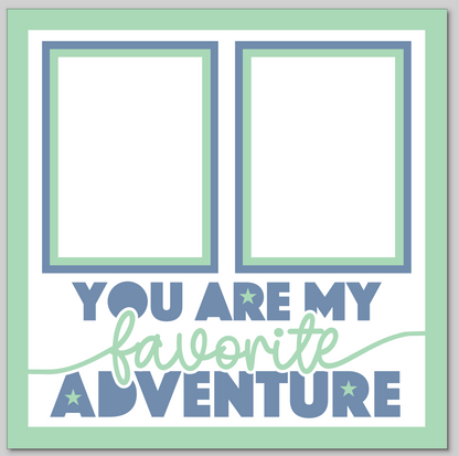 You Are My Favourite Adventure Personalised Picture Frame