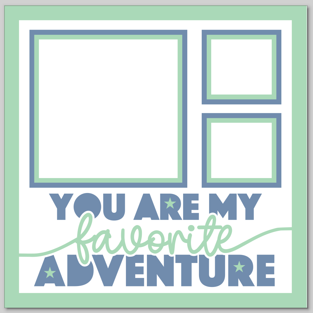 You Are My Favourite Adventure Personalised Picture Frame