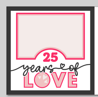 Years Together Personalised Picture Frame