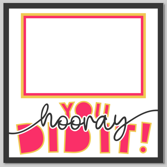 You Did It Personalised Picture Frame