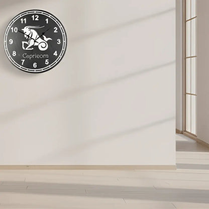 Slate Zodiac themed capricorn clock