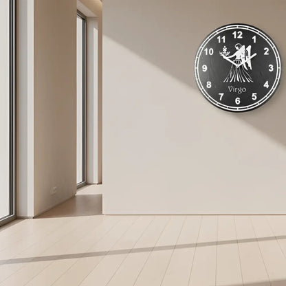 Zodiac themed Virgo Slate clock